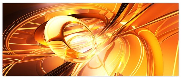 Absztrakciós kép (120x50 cm)