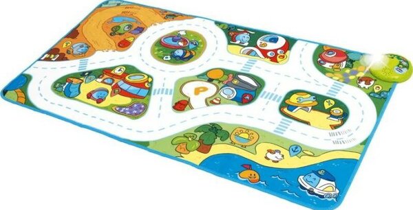 Chicco Turbo Team Város Interaktív Elektromos Játszószőnyeg 110 x 60 x 3 cm