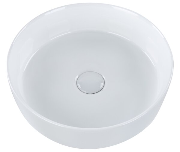 Pultra helyezhető mosdókagyló CALIG Fehér ⌀ 36 cm Kerámia