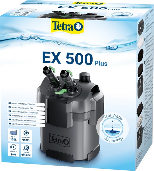 Tetra Ex Plus 500 Külső Szűrő - 100 Literig
