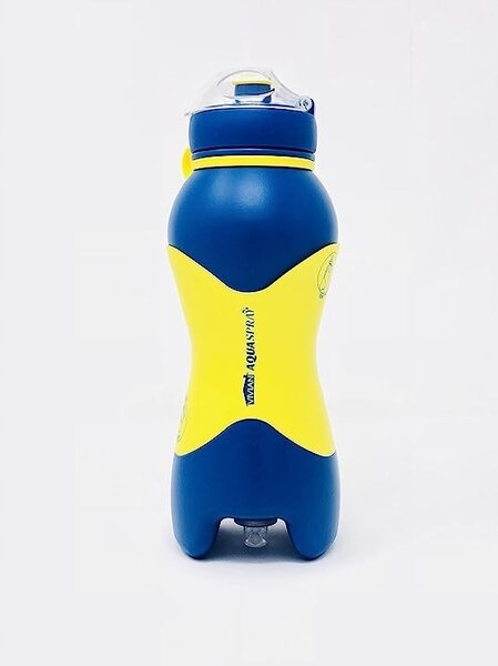 Szilikon kulacs kulacs sport AquaSpray sárga