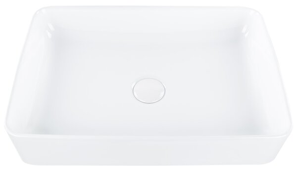 Pultra helyezhető mosdókagyló CHIVANA Fehér 51 x 34 cm Kerámia