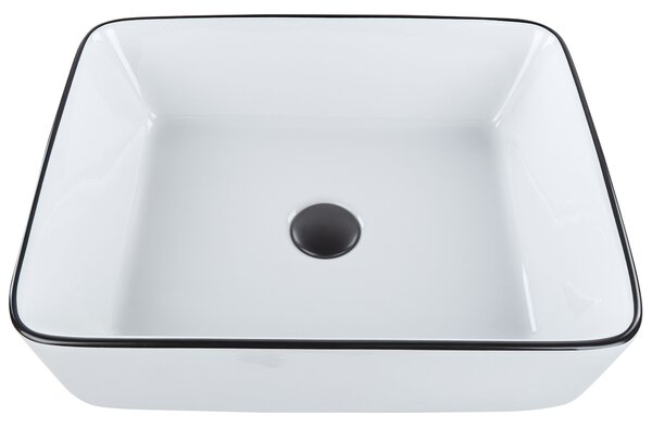 Pultra helyezhető mosdókagyló XERT Fehér 49 x 38 cm Kerámia