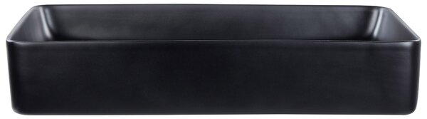 Pultra helyezhető mosdókagyló ULUA 61 x 35 cm Kerámia Fekete