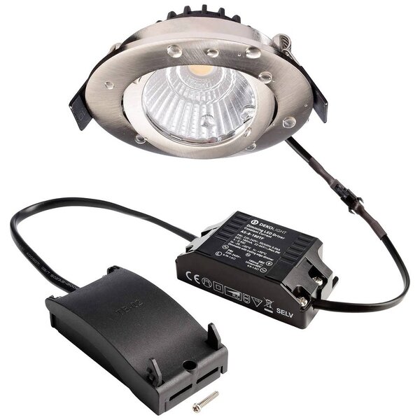 Deko Light 565407 Dione IP DTW LED-es beépíthető lámpa EEK: F (A - G) LED Fixen beépített LED-es 8.5 W Nikkel