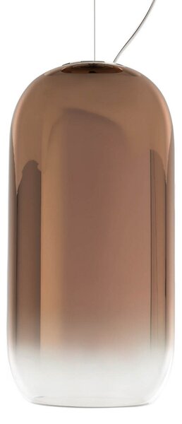 Függőlámpa Artemide, Gople, dimmable, Barna / Rozsdabarna, Nappali, Üveg, Dizájn