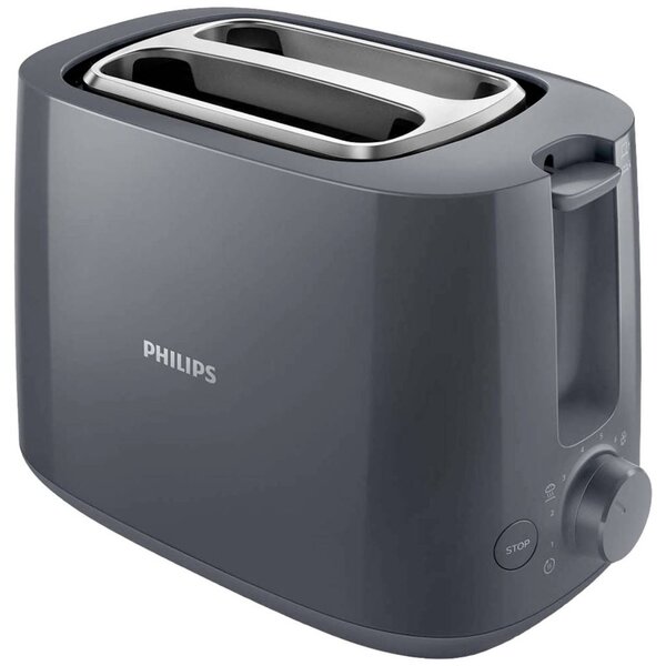 Philips Daily Collection HD2581/10 kenyérpirító 8 2 szeletek száma 900 W Szürke