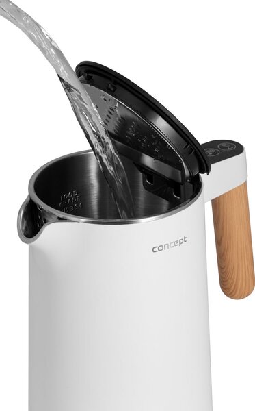 Concept RK3300 1,5L Digitális Vízforraló Fehér