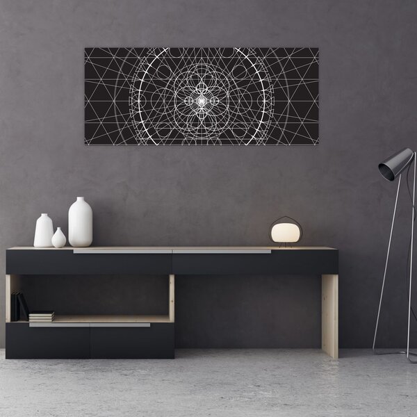 Kép - Óra absztrakciója (120x50 cm)
