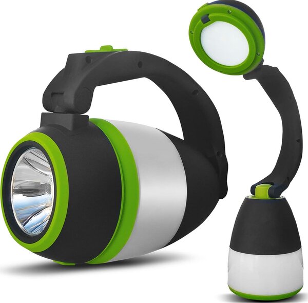 Lámpara Led 3en1, Camping, Lámpara De Escritorio, Linterna, 1w, 60-200lm, Blanco Frío 6000k