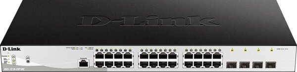 D-Link DGS-1210-28P/ME/E hálózati kapcsoló Vezérelt L2/L3 Gigabit Ethernet (10/100/1000) Ethernet-áramellátás (PoE) támogatása 1U