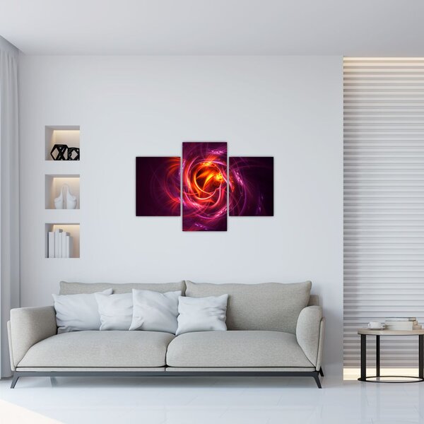 Ragyogó modern absztrakció képe (90x60 cm)