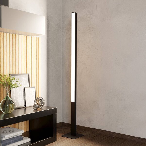 EGLO connect Simolaris-Z LED álló lámpa, dimmelhető, Fekete, Nappali / Étkező, fém, Modern