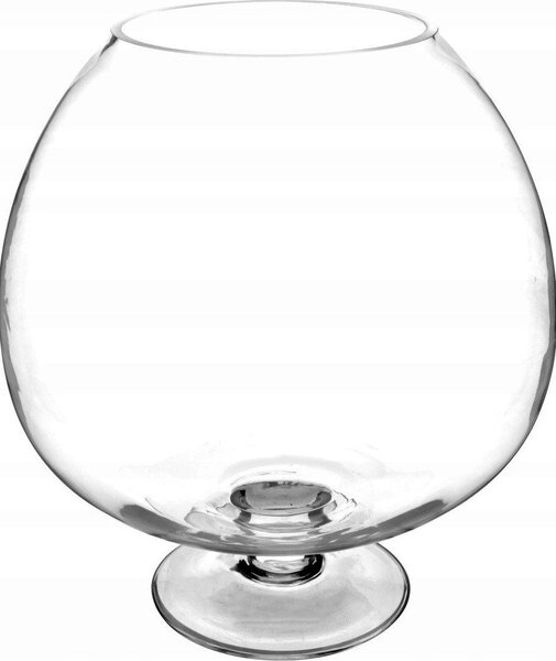 Cuenco Sobre Pie De Cristal H32cm