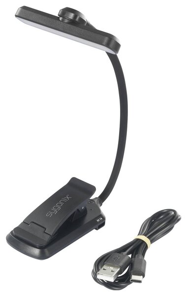 Sygonix Asztali lámpa LED 1 W Fekete (SY-6748338)