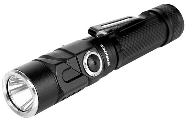 WorkPro Kézilámpa Stroboszkóp üzemmóddal, Csuklópánt USB-n keresztül üzemeltetett 1100 lm 16 óra 128 g (WP351007WE)