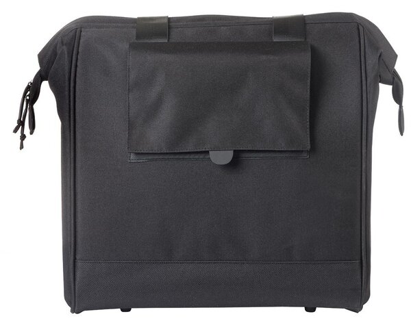 Sakwa miejska pojedyncza BASIL GRAND BICYCLE SHOPPER 23L, MIK Hooks System, wodoodporna black (NEW 2026)