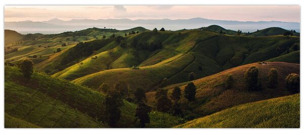 Kép - Kilátás a thai hegyekre (120x50 cm)