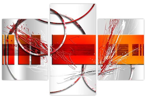 Absztrakt kép (90x60 cm)