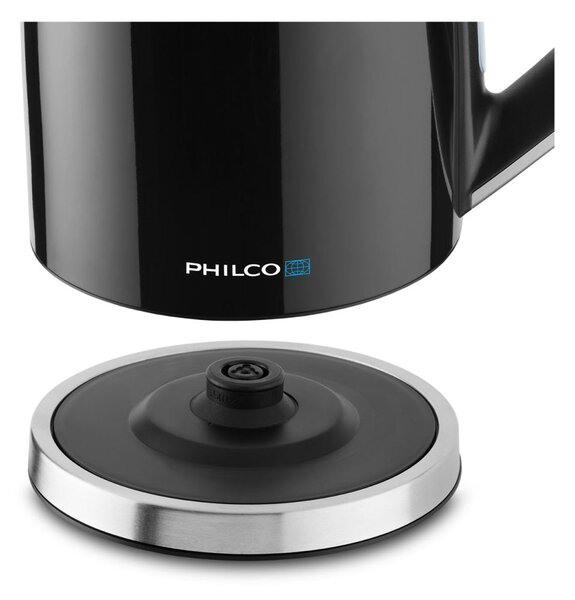 Philco PHWK 1702 vízforraló 1,7 literes hőmérséklet szabályozóval fekete