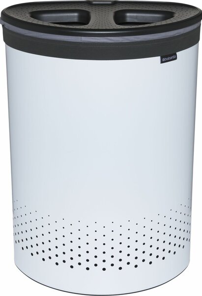 Brabantia 304903 hagyományos szennyeskosár 55L - sötétszürke fehér