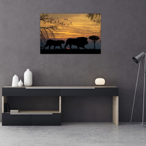 Safari képe (90x60 cm)