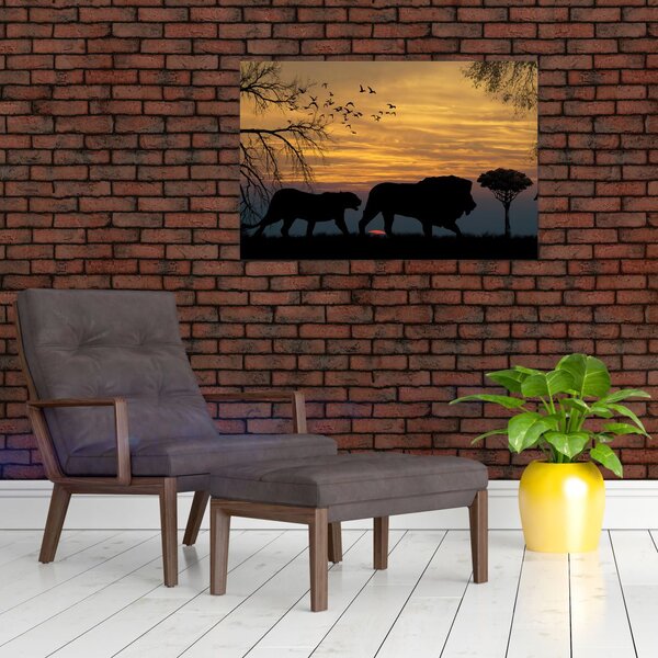 Safari képe (90x60 cm)