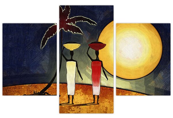 Egy ősi festmény képe (90x60 cm)