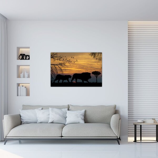 Safari képe (90x60 cm)
