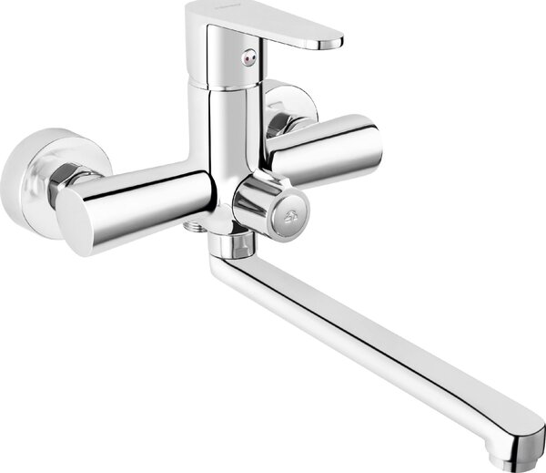 Ferro Algeo Fali Kád-Mosdó Töltő Csaptelep - 220 mm Kifolyóval