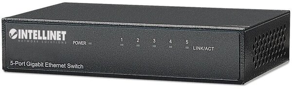 Intellinet 530378 hálózati kapcsoló Gigabit Ethernet (10/100/1000) Fekete