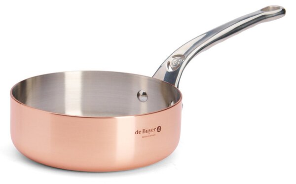 De Buyer Prima Matera 6230.16 16cm Magasfalú réz serpenyő