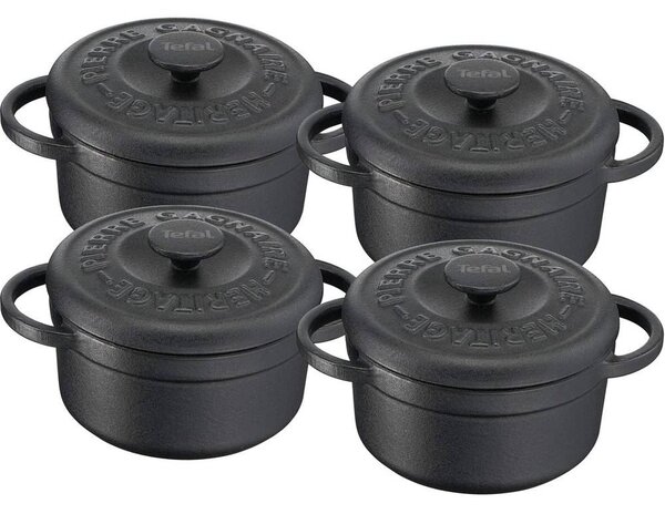 Tefal Főzőedény készlet 4 részes, fekete, 352733