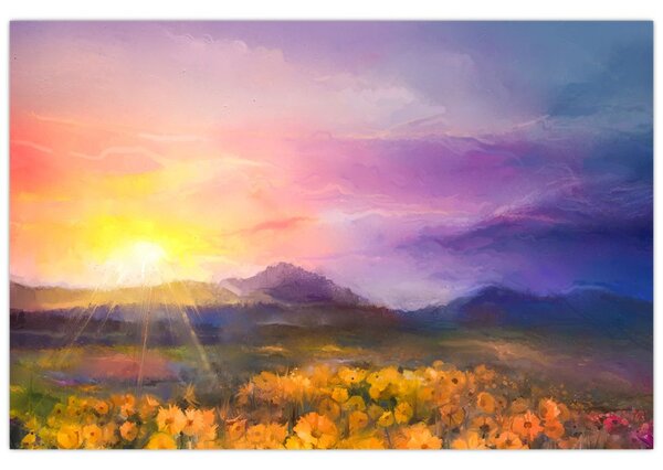Kép - Hajnalban (90x60 cm)