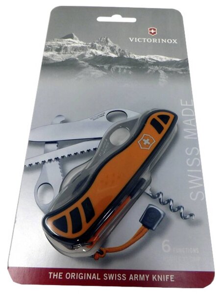 Victorinox Hunter XTM Grip Többfunkciós kés Funkciószám 6 Narancs-fekete (0.8341.MC9B1)