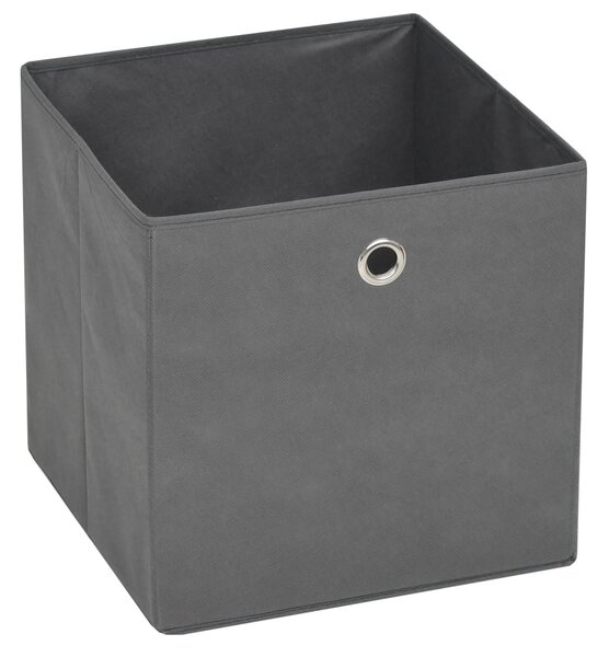 4 db szürke, nem szőtt tárolódoboz 32 x 32 x 32 cm