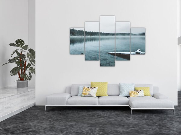 Kép - jeges északi tó (150x105 cm)