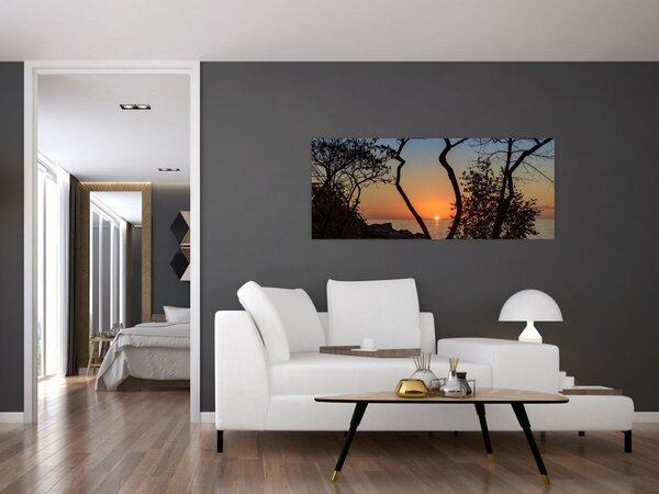 Napnyugta képe (120x50 cm)