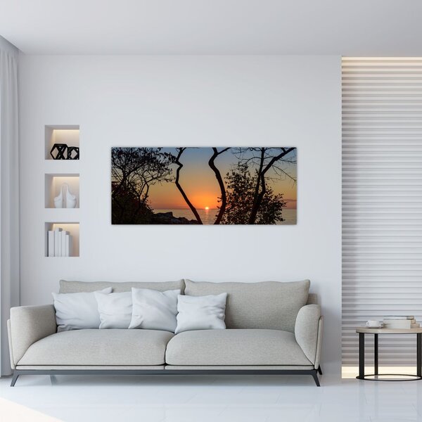 Napnyugta képe (120x50 cm)