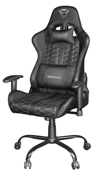 Trust GXT 708 Resto Gamer szék 150 kg terhelhetőséggel Fekete