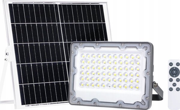 Naświetlacz Eko-Light Milagro naświetlacz solarny Milo EKO9154 8W LED 1000lm 6000K IP65 z czujnikiem zmierzchu/ruchu czarny