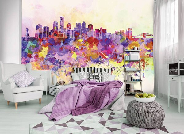 Fotótapéta - Színes város (152,5x104 cm)