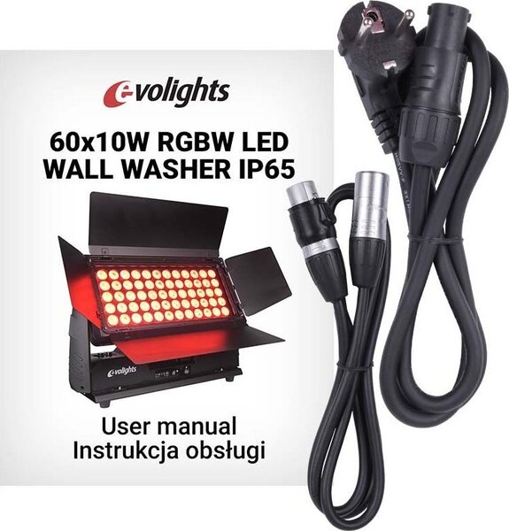 Evolights 60x10w Rgbw Led Wall Washer Floodlight
