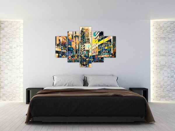 Kép - Festett absztrakció (150x105 cm)