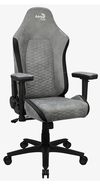 AeroCool Crown AeroSuede Gamer szék Stone Grey