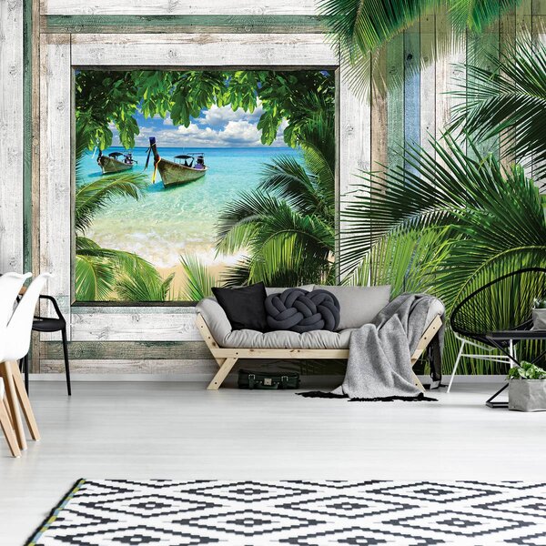 Fotótapéta - Strand, tenger, homok (152,5x104 cm)