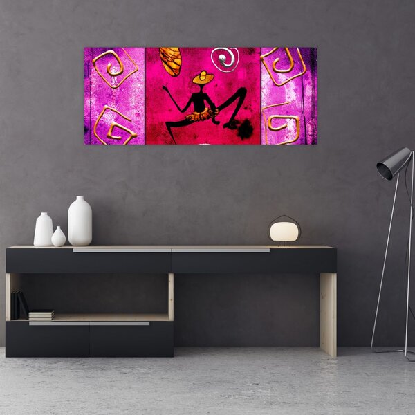 Történelmi falfestmény képe (120x50 cm)