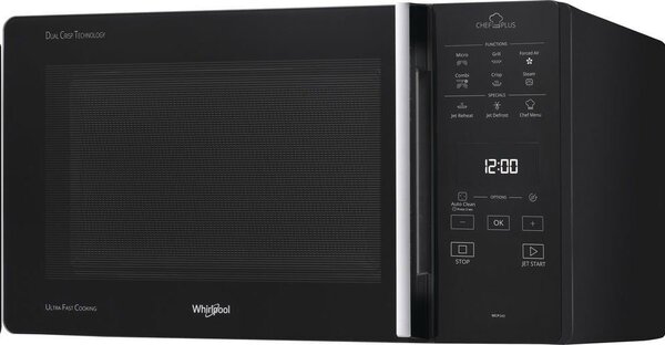 Whirlpool MCP 349 BL 25 literes kombinált mikrohullámú sütő fekete