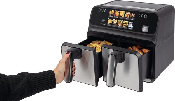 ProfiCook FR 1287 H dupla forrólevegős fritőz, 8 l