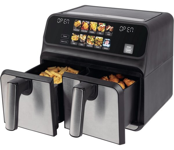 ProfiCook FR 1287 H dupla forrólevegős fritőz, 8 l